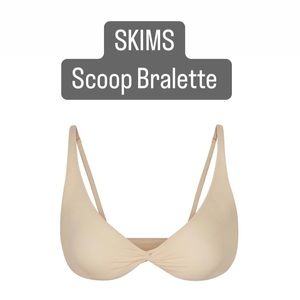 SKIMS Off White Scoop Skimpy Bralette - New, Never Worn